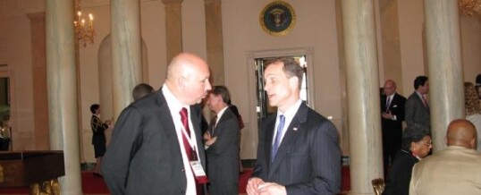 Neal Asbury and SBA Administrator, Steve Preston at the White House